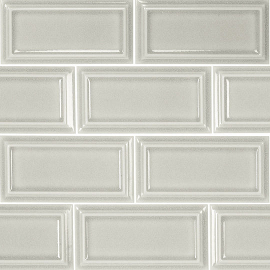 Rickert 12.99" x 12.99" Ape Hamptons Orient Glossy Ceramic 2.5x5" Mosaic