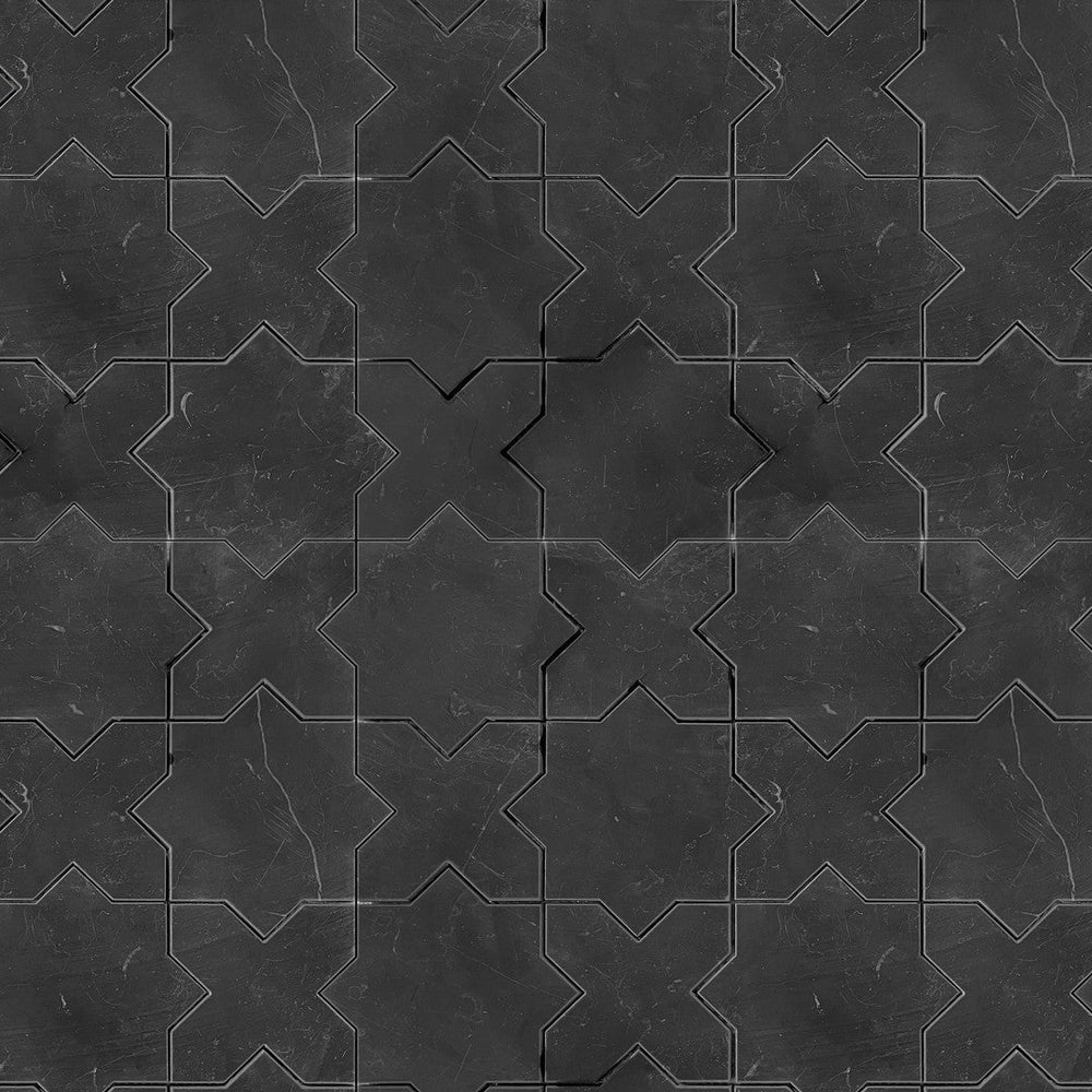 Rickert-11.97-x-11.97-Porcelain-Mosaic-Honed-Porcelain-Mosaic-Nero-Marquina