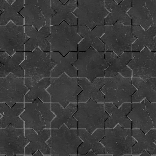 Rickert-11.97-x-11.97-Porcelain-Mosaic-Honed-Porcelain-Mosaic-Nero-Marquina