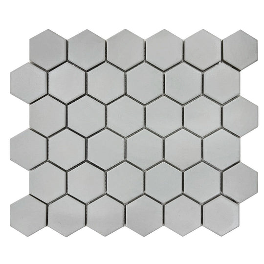 Rickert-11.10-x-12.80-Porcelain-Mosaic-Matte-Porcelain-2-Hexagon-Mosaic-Green