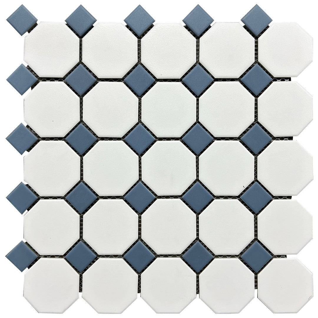 Rickert 11.61" x 11.61" Octagon Matte Porcelain Mosaic