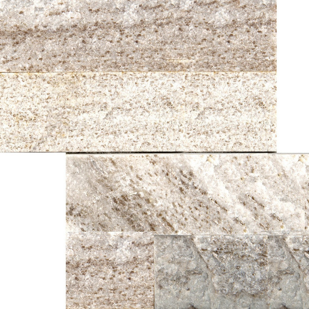 Emser 6" x 24" Slate Quartzite & Sandstone Honed Quartzite Stack Corner