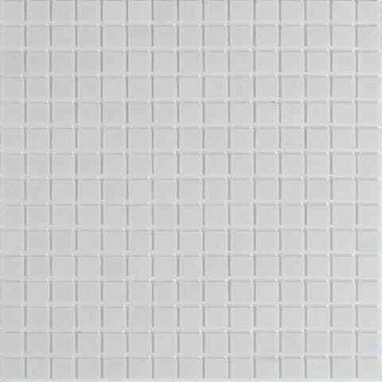 MiR Alma Solid Color 0.8" Sandy Grey 12" x 12" Glass Mosaic