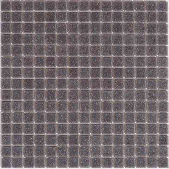 MiR Alma Solid Color 0.8" Sandy Grey 12" x 12" Glass Mosaic