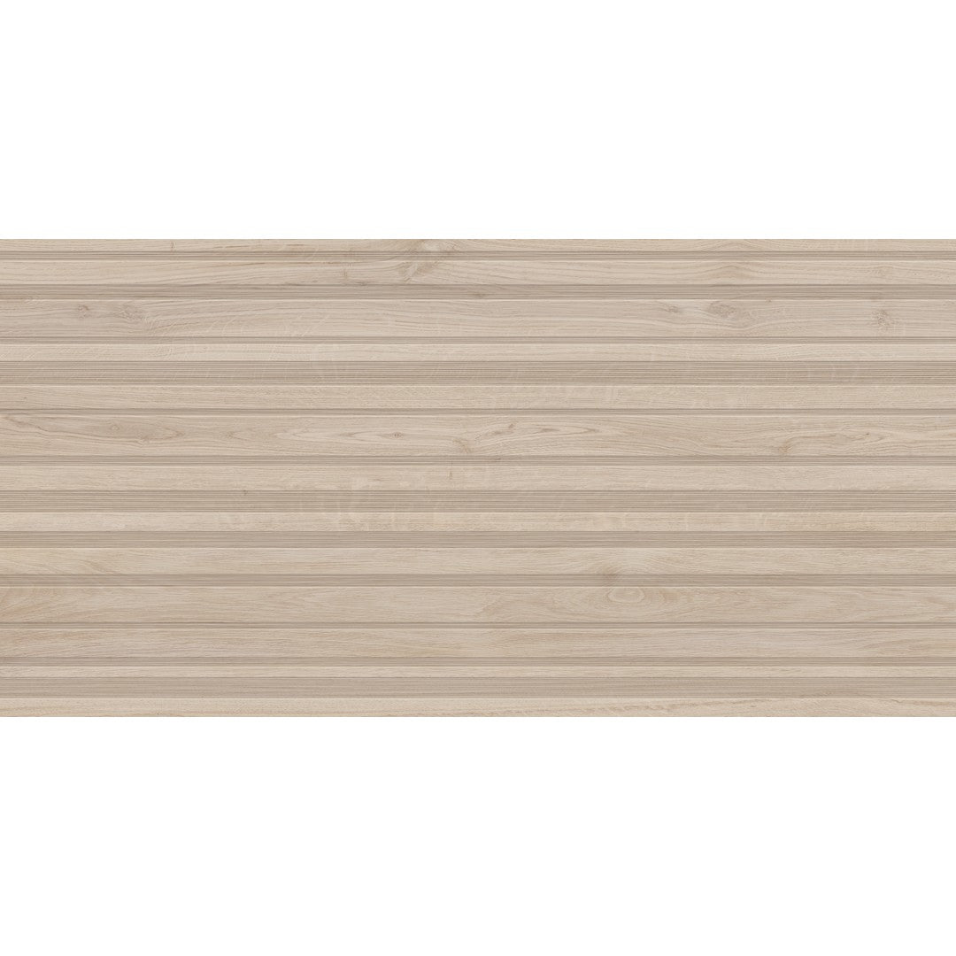 Tesoro 24" x 48" Venatto Rectified Matte Deco Metric Porcelain Wood Tile