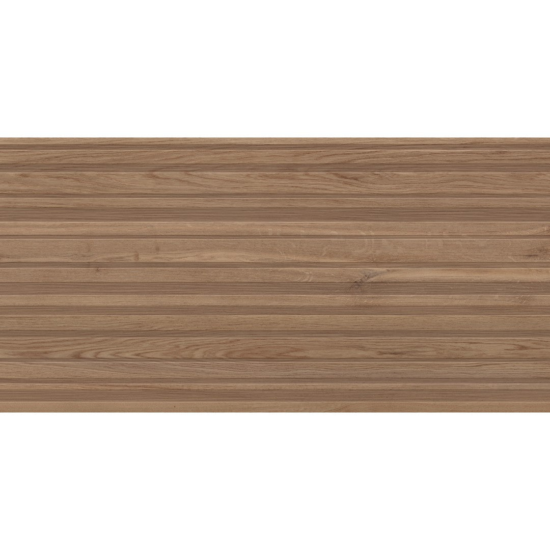 Tesoro 24" x 48" Venatto Rectified Matte Deco Metric Porcelain Wood Tile