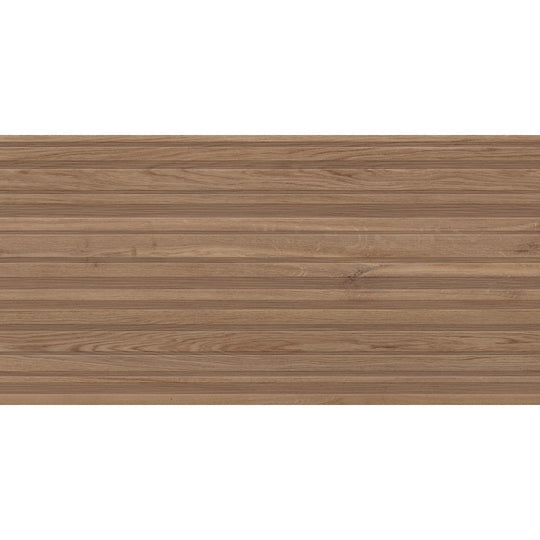 Tesoro 24" x 48" Venatto Rectified Matte Deco Metric Porcelain Wood Tile