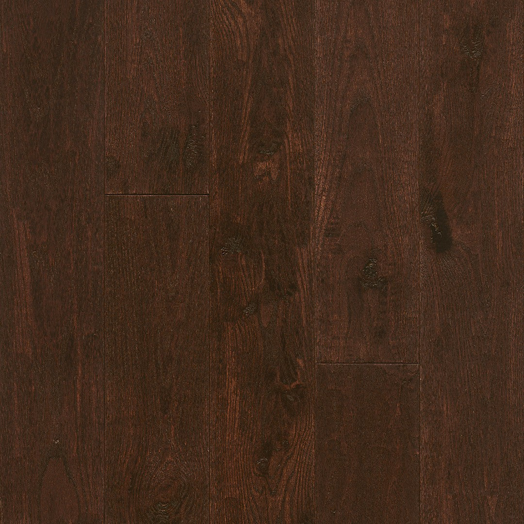 Hartco American Scrape 5" Solid Oak Hardwood Plank Satin