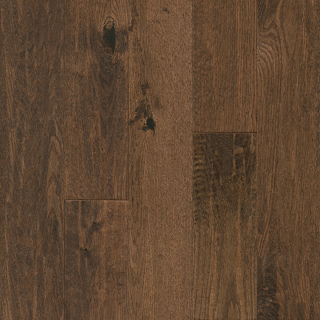 Hartco American Scrape 5" Solid Oak Hardwood Plank Satin