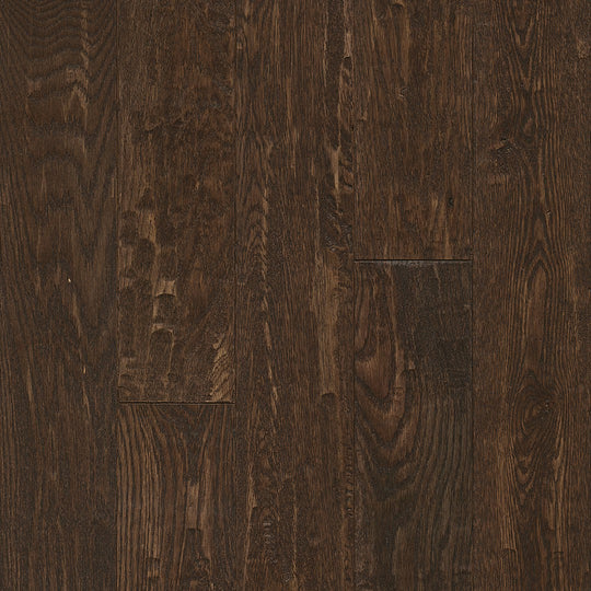 Hartco American Scrape 5" Solid Oak Hardwood Plank Hand Scraped