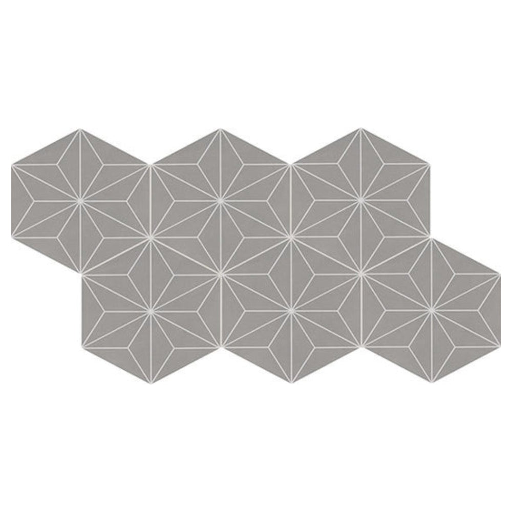 Daltile-Scrapbook-8-x-9-Matte-Porcelain-Asanoha-Hexagon-Tile-Keespake-Blue-Asanoha