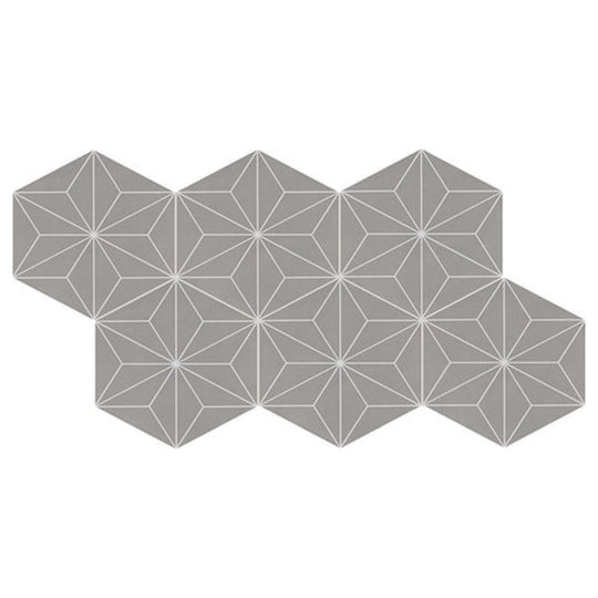 Daltile-Scrapbook-8-x-9-Matte-Porcelain-Asanoha-Hexagon-Tile-Keespake-Blue-Asanoha