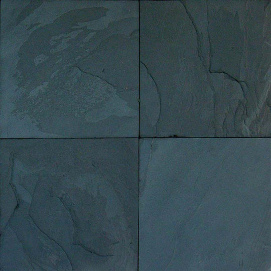 MS International Premium Black 12" x 12" Gauged Back Slate Tile