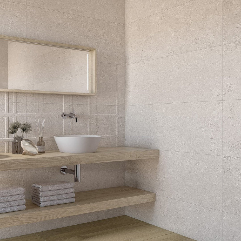 Crossville-18-x-48-Caliza-Texture-Carved-3D-Ceramic-Wall-Tile-Perla