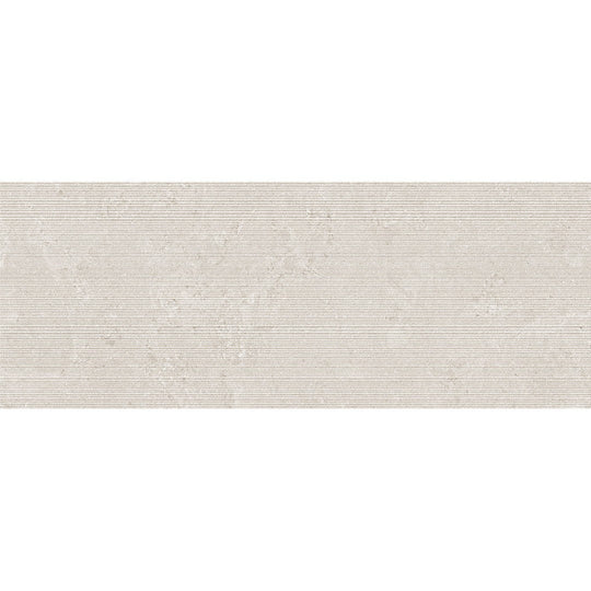 Crossville 18" x 48" Caliza Texture Scraped 3D Ceramic Wall Tile