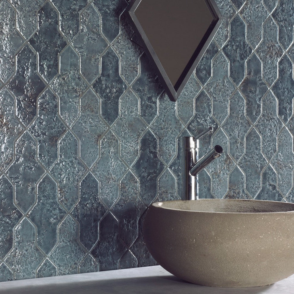 Crossville-2.5-x-7-Gibraltar-Semi-Gloss-Amulet-Shape-Porcelain-Tile-Blue