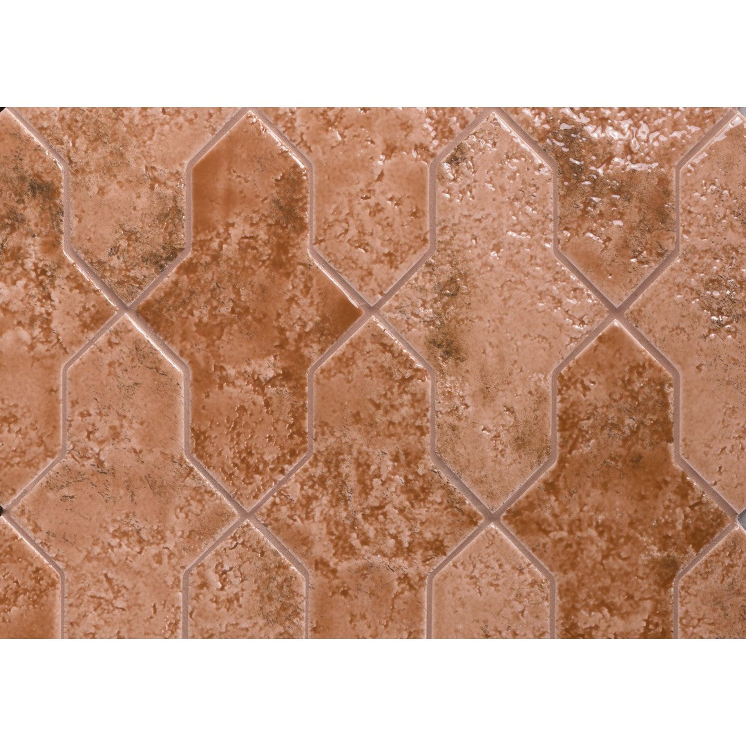 Crossville-2.5-x-7-Gibraltar-Semi-Gloss-Amulet-Shape-Porcelain-Tile-Terra