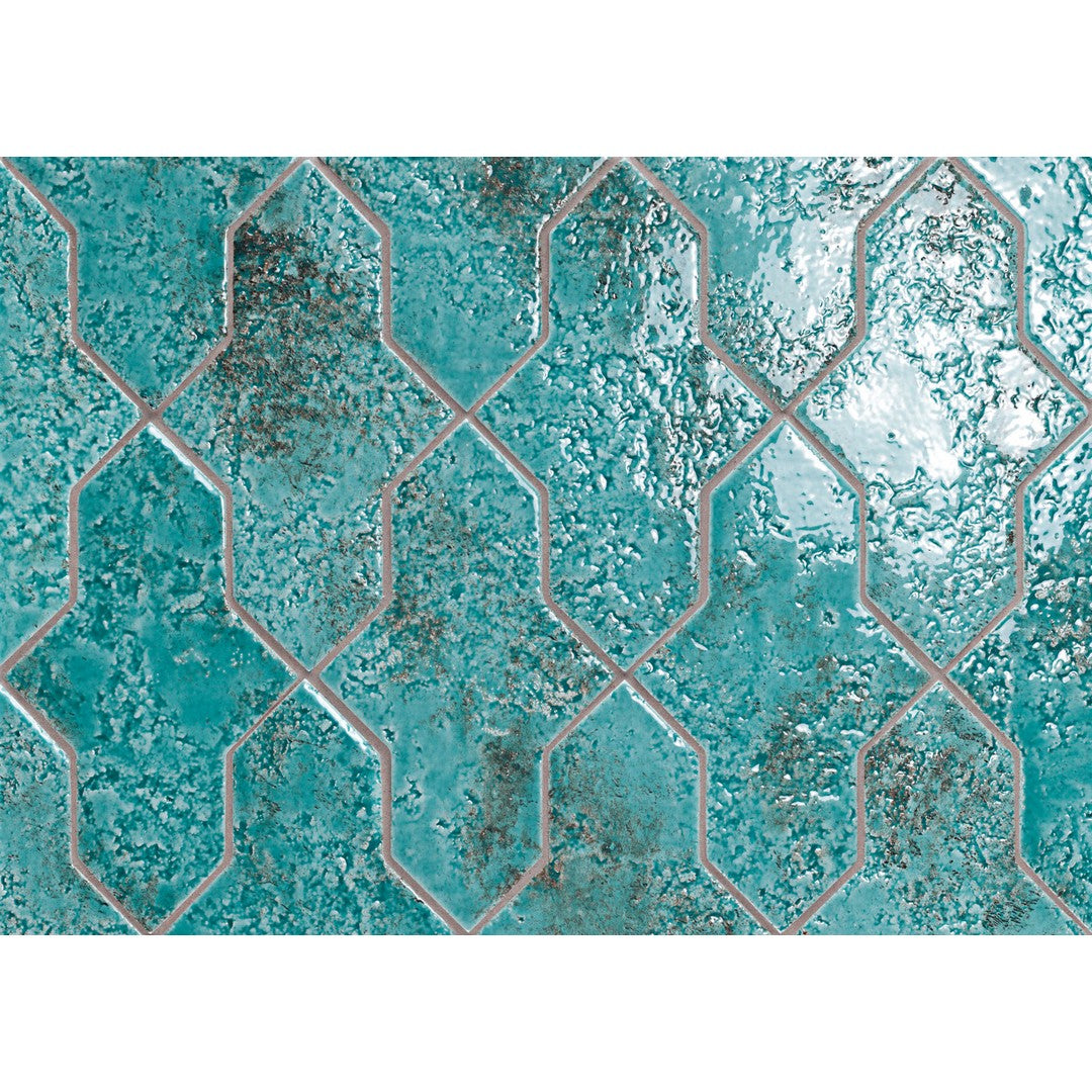 Crossville-2.5-x-7-Gibraltar-Semi-Gloss-Amulet-Shape-Porcelain-Tile-Turquoise