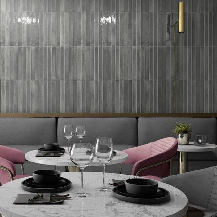 Crossville-2-x-16-Havana-Glossy-Ceramic-Wall-Tile-Gray