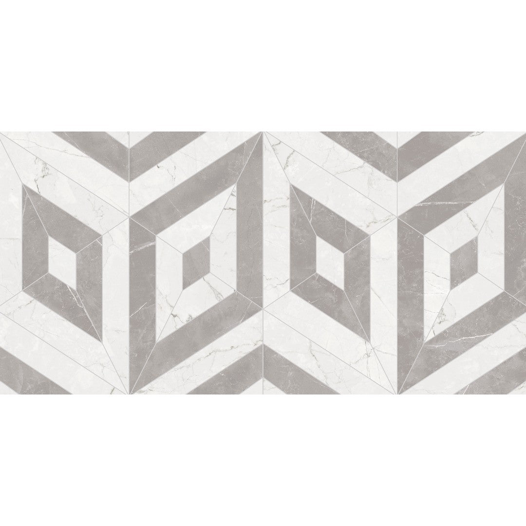 Crossville 24" x 48" Italia Rectified Honed 3D Texture Porcelain Tile