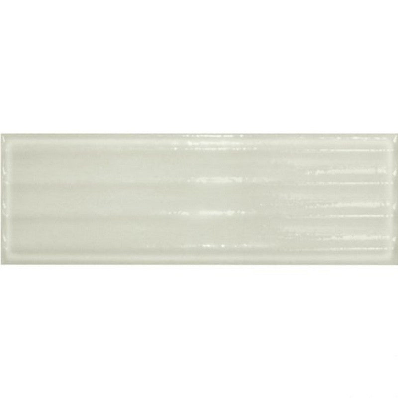 Crossville 4" x 12" Malibu Glossy Porcelain Wave Wall Tile