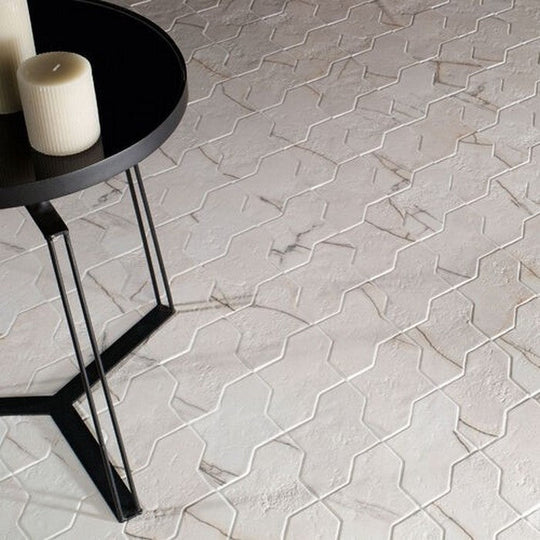 Crossville-2.5-x-7-Marmol-Matte-Porcelain-Amulet-Tile-Blanco