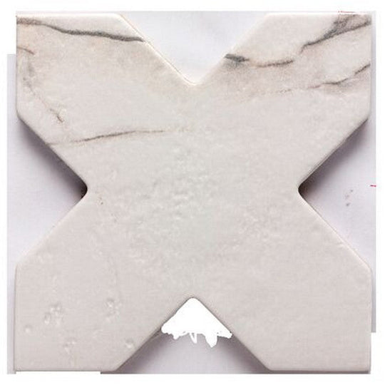 Crossville 6" x 6" Marmol Matte Porcelain Cross Tile