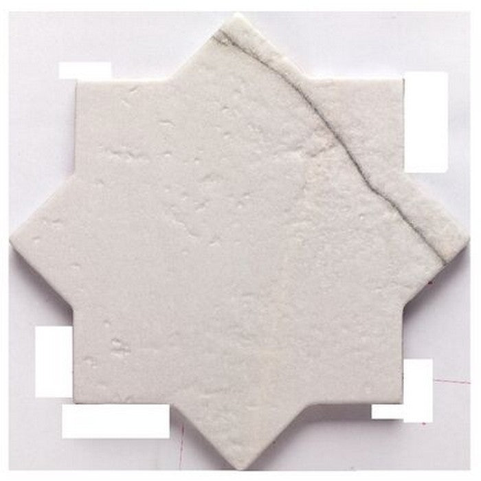 Crossville 6" x 6" Marmol Matte Porcelain Star Tile