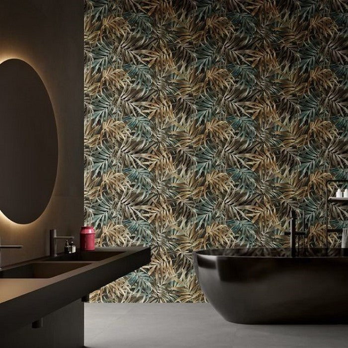 Crossville-24-x-48-Stylus-Rectified-Matte-Porcelain-Décor-Wall-Tile-Dark-Palms