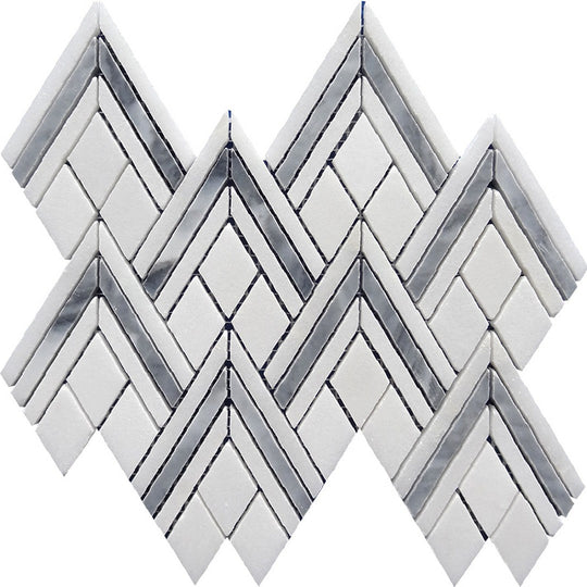 MiR Seattle 8.7" x 9.9" Marble Mosaic Polished