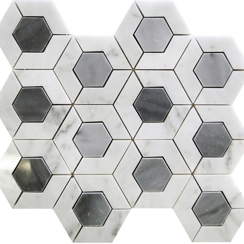 MiR Seattle 11.4" x 13" Marble Mosaic Polished