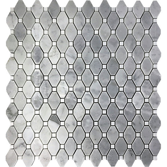 MiR Seattle 11.8" x 12.4" Marble Mosaic Polished