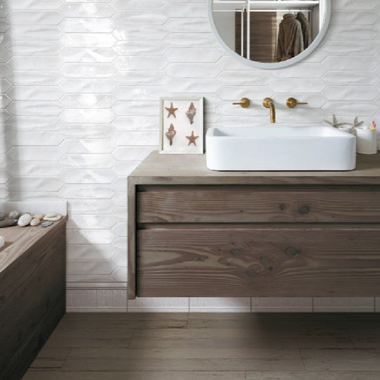 Settecento-3-x-12-Crayons-Glossy-Picket-Ceramic-Wall-Tile-Bright-White