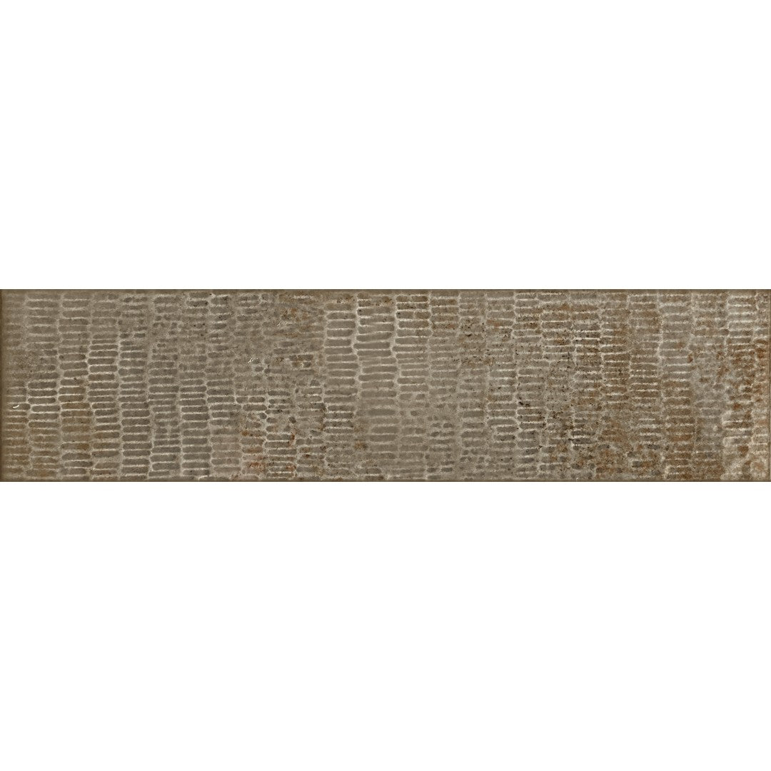 Settecento 3" x 12" Inciso Glossy Grooved Texture Porcelain Wall Tile