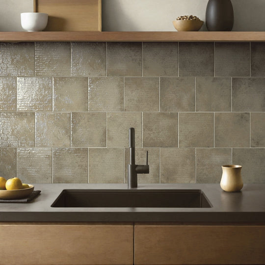 Settecento-6-x-6-Inciso-Glossy-Grooved-Texture-Porcelain-Wall-Tile-Pebble