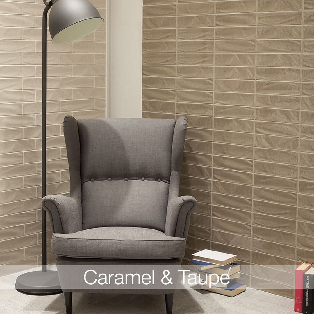 Settecento-3-x-12-New Yorker-Glossy-Ceramic-Wall-Tile-Caramel