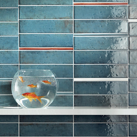 Settecento-3-x-12-Oxida-Glossy-Porcelain-Wall-Tile-Blue