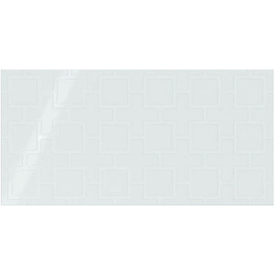 Daltile-Showscape-12-x-24-Textured-Ceramic-Lattice-Wall-Tile-Stylish-White