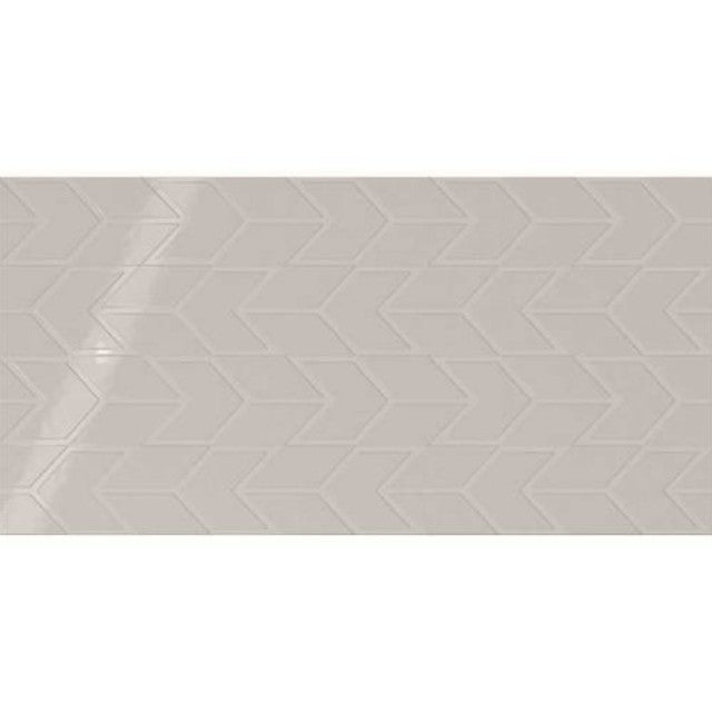 Daltile Showscape 12" x 24" Textured Ceramic Chevron Wall Tile