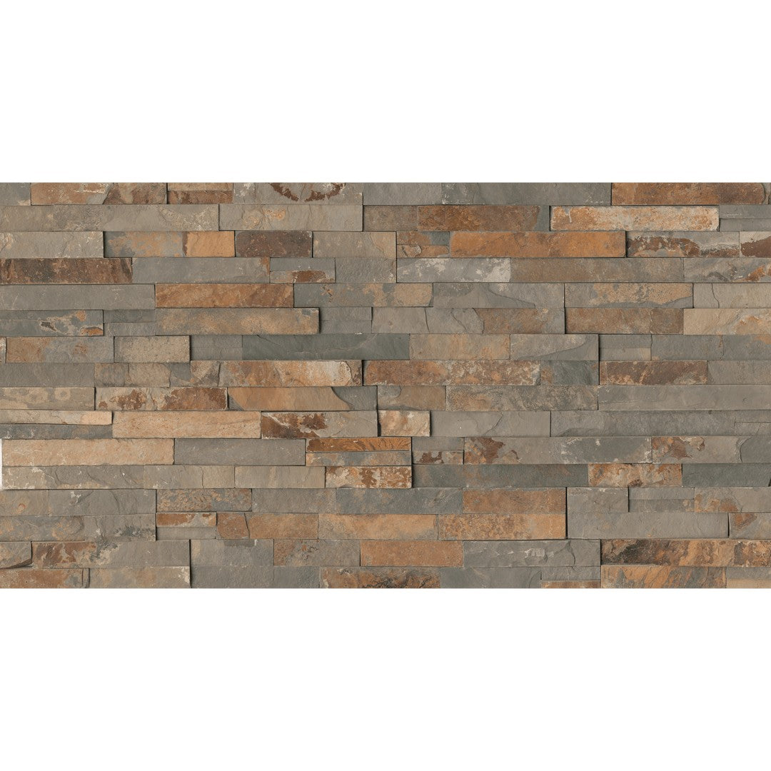 Bedrosians Slate Butterscotch 6" x 24" Natural Cleft Ledger