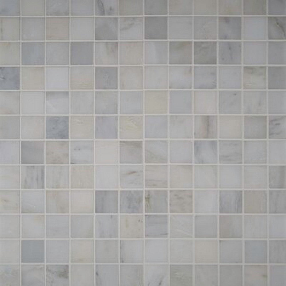 MS International Arabescato Carrara 12" x 12" Honed Marble 2" Mosaics