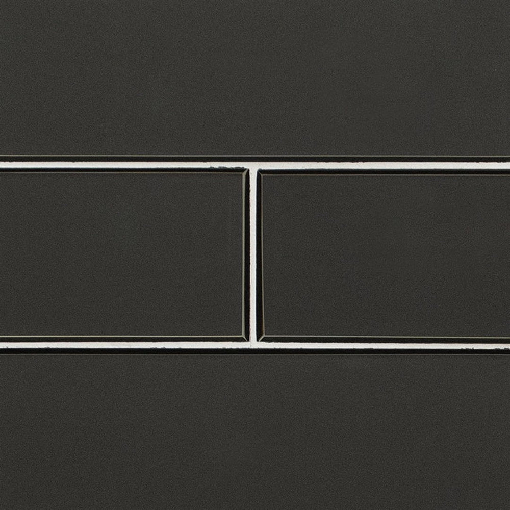 MS International Metallic Gray 4" x 12" Glossy Glass Beveled Tile