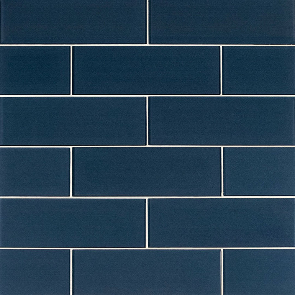 MS International Midnight 4" x 12" Mixed Finish Glass Tile