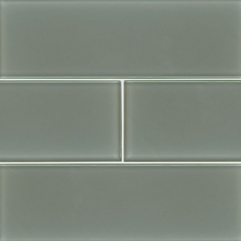 MS International 4" x 12" Prudent Spring Glass Tile