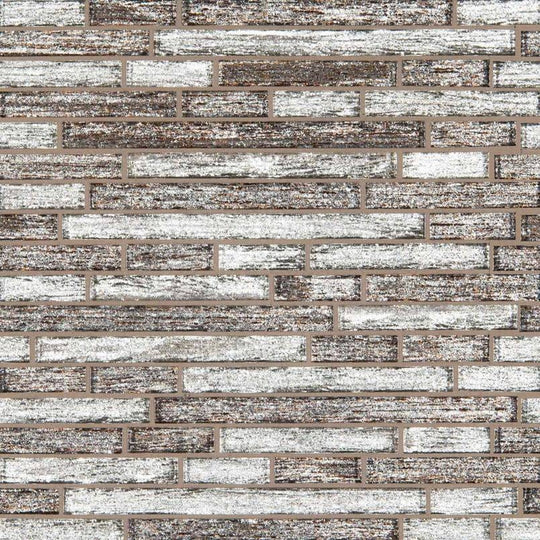 MS International Luxe 11.81" x 11.81" Mixed Finish Glass Mosaic