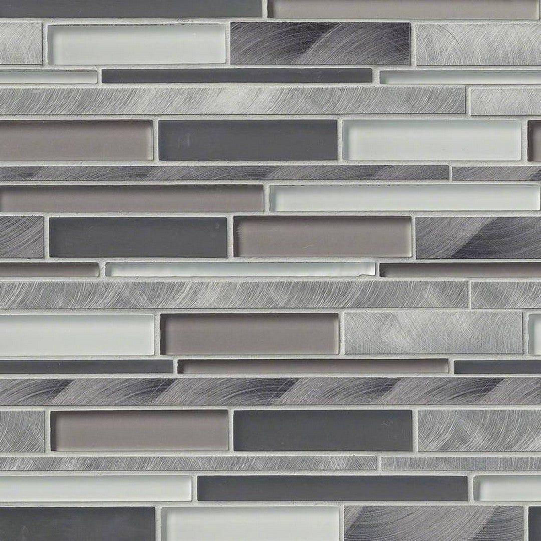 MS International Decorative Blend 12" x 12" Stone & Glass Mosaic