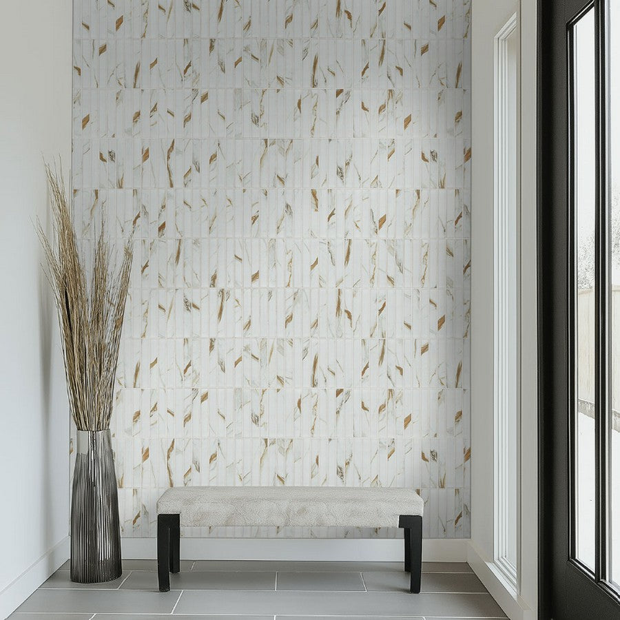 MS-International-12-x-12-Calacatta-Gold-Matte-1X6-Stack-Porcelain-Mosaic