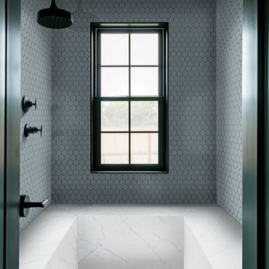 MS-International-10-x-11-Cielo-Azul-Glossy-1.5-Hexagon-Porcelain-Mosaic-Green