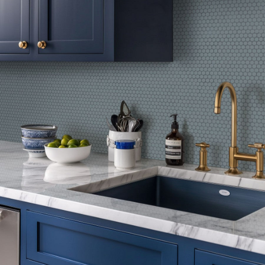 MS-International-11-x-12-Cielo-Azul-Glossy-Pennyround-Porcelain-Mosaic-Green