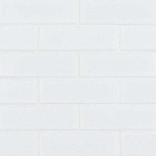 MS International Domino Retro 9.96" x 13.11" Matte Porcelain Brick 2x6 Mosaic